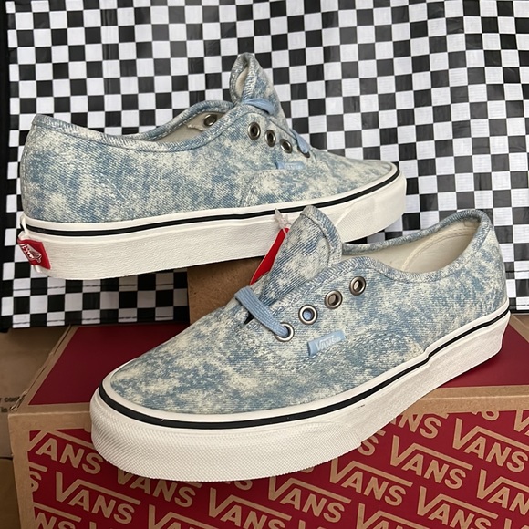 Vans Authentic Denim Destroy Winter Sky/Marshmallow WMNS sneakers - Picture 9 of 16